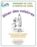 Dîner des voisins à la Blague